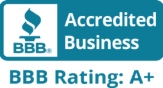 Logotipo de calificación A+ de empresas acreditadas por BBB