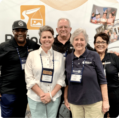 Becky Calderón en un acto de Prison Fellowship