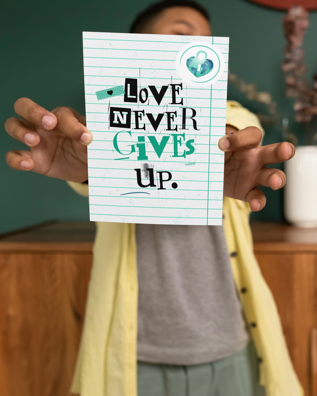 El amor nunca se rinde. Un recordatorio para todas las familias que están en este camino.